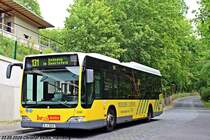 BVG Wagen 2243 mit Werbung für Werner Leppin - B V 2243 - Berlin, U Bahnhof Ruhleben - 23.05.2020
