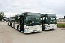 BRH ViaBus Scania Citywide am 24.05.20 in Erlensee. Ich durfte durch Nachfrage Fotos auf dem Gelände machen 