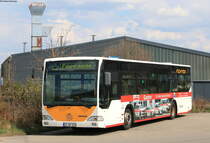 Mercedes Citaro der Firma Fichter ex ???(VS-NF 123) abgestellt in Mönchweiler 12.4.20