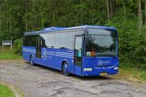 SB 8080, Iveco Crossway von Voyages Schiltz, gesehen nahe Drauffelt . Mai 2020