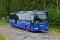SB 8080, Iveco Crossway von Voyages Schiltz, gesehen nahe Drauffelt . Mai 2020