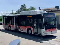MB C2 NGT Hybrid 34 der BGU am 26.5.20 bei der Abfahrt in Grenchen Süd.