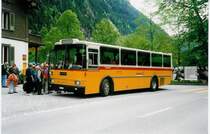Aus dem Archiv: Schmocker, Stechelberg Nr. 3/BE 203'025 Saurer/R&J RH (ex Gertsch, Stechelberg Nr. 1) am 23. Mai 1999 Trmmelbach zwischen Lauterbrunnen und Stechelberg