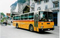 Aus dem Archiv: Schmocker, Stechelberg Nr. 3/BE 203'025 Saurer/R&J RH (ex Gertsch, Stechelberg Nr. 1) am 23. Mai 1999 Lauterbrunnen, Bahnhof