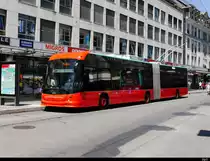 VB Biel - Hess Trolleybus Nr.95 unterwegs in der Stadt Biel am 29.05.2020