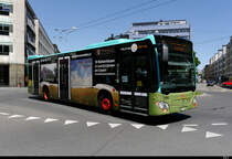 VB Biel - Mercedes Citaro  Nr.195  BE  881195 mit Werbung unterwegs in der Stadt Biel am 29.05.2020