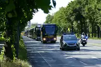 #busretten -Beginn des Buskorso's, Großer Stern in Berlin -Tiergarten am 27.05.2020