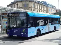 Solaris Urbino 12 Hybrid von LVL Jäger in Ludwigsburg am 21.06.2018