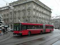 Bern Mobil - Volvo-Hess Nr.261 BE 572261 unterwegs auf der Linie 19 in Bern am 12.12.2008