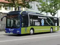 MAN Lion's City Hybrid von LVL Jäger in Ludwigsburg am 21.06.2018