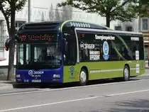 MAN Lion's City Hybrid von LVL Jäger in Ludwigsburg am 21.06.2018