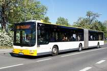 Stadtbus Mainz: MAN Lion's City G der MVG Mainz / Mainzer Verkehrsgesellschaft (Wagen 760), aufgenommen im Mai 2020 in der Nähe der Haltestelle  Universität  in Mainz.