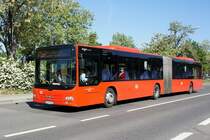 Bus Mainz: MAN Lion's City G vom Omnibusverkehr Rhein-Nahe GmbH / ORN, aufgenommen im Mai 2020 in der Nähe der Haltestelle  Universität  in Mainz.