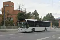 Mercedes-Benz O 530 II (Citaro Facelift) von Postbus (BD-13973) als Schienenersatzverkehr für die Karwendelbahn auf der Friedensbrücke in Innsbruck. Aufgenommen 3.6.2020.