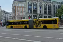 HHA 3913 (HH-YB 3913) am 9.6.2020, Hamburg, Gänsemarkt, EvoBus MB Citaro G “C2”, 4-türig, EZ 2018/19 /