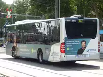 Mercedes Citaro II der Verkehrsbetriebe Karlsruhe in Karlsuhe am 22.06.2018