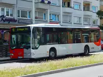 Mercedes Citaro I der Verkehrsbetriebe Karlsruhe in Karlsuhe am 22.06.2018