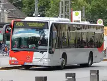 Mercedes Citaro I der Verkehrsbetriebe Karlsruhe in Karlsuhe am 22.06.2018