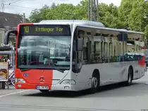 Mercedes Citaro I der Verkehrsbetriebe Karlsruhe in Karlsuhe am 22.06.2018