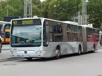 Mercedes Citaro II der Verkehrsbetriebe Karlsruhe in Karlsuhe am 22.06.2018