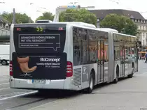Mercedes Citaro II der Verkehrsbetriebe Karlsruhe in Karlsuhe am 22.06.2018