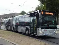 Mercedes Citaro III der Verkehrsbetriebe Karlsruhe in Karlsuhe am 22.06.2018