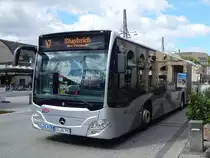 Mercedes Citaro III der Verkehrsbetriebe Karlsruhe in Karlsuhe am 22.06.2018