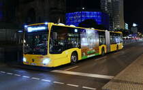 Mercedes -Benz Citaro C2 G '4800' der BVG Berlin, als Linie 100 in der Budapester Str..Berlin -Chrl. im Oktober 2019.
