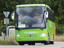Mercedes Tourismo von Flixbus/? aus Frankreich in Karlsruhe am 22.06.2018