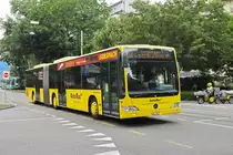 Mercedes Citaro 95 der AAGL, auf der Linie 80, fährt Richtung Haltestelle Breite. Die Aufnahme stammt vom 15.06.2020.