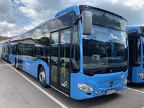 SüW-P 2177 (Baujahr 2020) von PalatinaBus steht am 20.6.2020 in Waibstadt.