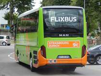 MAN Lion's Coach von Flixbus/? aus Frankreich in Karlsruhe am 22.06.2018