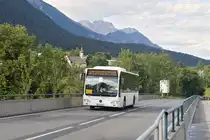 Mercedes-Benz O 530 II (Citaro Facelift) von Postbus (BD-13984) als Schienenersatzverkehr für die Karwendelbahn, auf der Innbrücke zwischen Innsbruck und Völs. Aufgenommen 6.6.2020.
