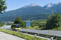 MAN Niederflurbus 3. Generation (Lion's City) (IL-312MW) als Linie 4168 in Zirl, Nordumfahrung. Aufgenommen 12.6.2020.
