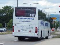 Mercedes Tourismo von Sindbad aus Polen in Karlsruhe am 22.06.2018