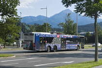 Mercedes-Benz O 530 II (Citaro Facelift) von Postbus (BD-14038) in Innsbruck, Olympiastraße. Aufgenommen 13.6.2002.