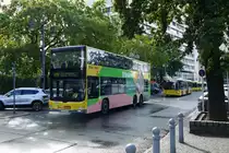 MAN Lion's City DD '3357' der BVG als M19/?, Berlin /Hardenbergplatz im September 2019.