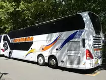 Neoplan Skyliner von Eisemann aus Deutschland in Karlsruhe am 22.06.2018