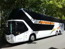 Neoplan Skyliner von Eisemann aus Deutschland in Karlsruhe am 22.06.2018