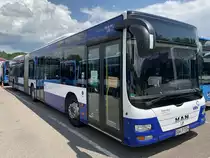 SüW-P 2154 (Baujahr 2011) von Palatinabus steht am 20.6.2020 auf deren Abstellplatz in Waibstadt.