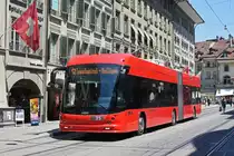 Hess Trolleybus 35, auf der Linie 12, bedient die Haltestelle Bärenplatz. Die Aufnahme stammt vom 24.06.2020.