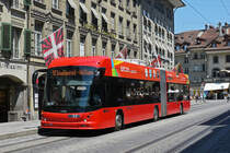 Hess Trolleybus 32, auf der Linie 12, bedient die Haltestelle Bärenplatz. Die Aufnahme stammt vom 24.06.2020.