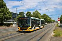 Neuer HEAG Mobilo MAN Lions City G Wagen 414 am 04.07.20 in Darmstadt Hbf 