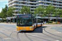 HEAG Mobilo MAN Lions City G Wagen 364 am 04.07.20 in Darmstadt Hbf 