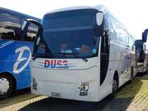 Volvo Barbi von Duss Carliner aus der Schweiz am Europapark Rust am 23.06.2018