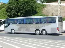 Setra 416 GT-HD von Jaich aus Deutschland im Stadthafen Sassnitz am 30.06.2018