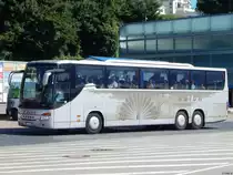 Setra 416 GT-HD von Jaich aus Deutschland im Stadthafen Sassnitz am 30.06.2018