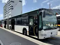 MB Citaro Facelift G von Interrours Kerzers als Bahnersatz nach Kerzers, am 10.7.20 in Brünen Westside.