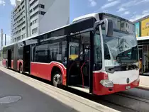 MB C2 G ex Gschwindl Wien am 10.7.20 als Bahnersatz nach Kerzers in Brünnen Westside.