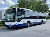 MB Citaro Facelift der TPG am 10.7.20 in Kerzers abgestellt.